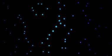 Koyu pembe, parlak yıldızlı mavi vektör düzeni.