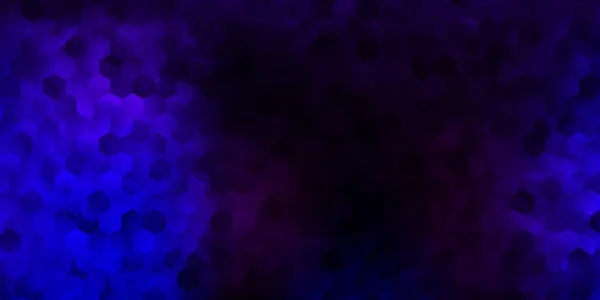 Темно Розовый Синий Векторный Чехол Простыми Шестиугольниками Современная Абстрактная Иллюстрация — стоковый вектор