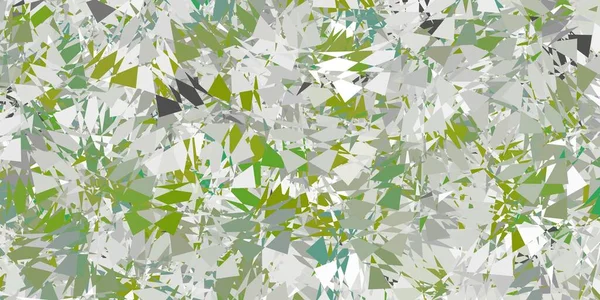 Hellgrauer Vektorhintergrund Mit Polygonalen Formen Hervorragende Abstrakte Illustration Mit Farbenfrohen — Stockvektor