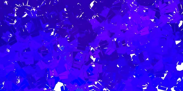 Темно Фіолетовий Векторний Абстрактний Шаблон Трикутника Ілюстрація Розбитому Скляному Стилі — стоковий вектор