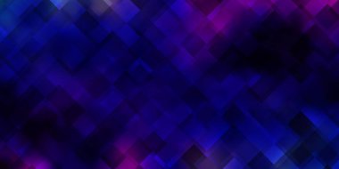 Koyu pembe, dikdörtgenli mavi vektör şablonu. Gradyan dikdörtgenleri olan bir resim. İniş sayfası için modern şablon.