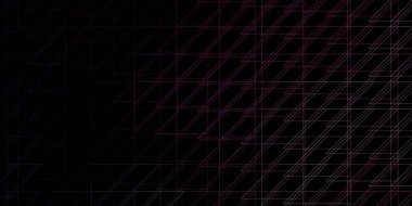 Koyu Mor, pembe çizgili vektör arkaplanı.