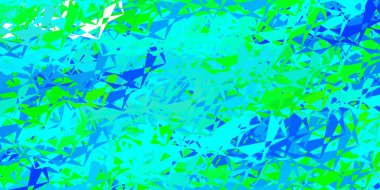 Çokgen şekilli koyu mavi vektör deseni. Modern tarzda üçgen şekilli akıllı soyut çizimler. Duvar kağıtlarınız için tasarım.