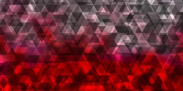 Light Red Vector Backdrop Lines Triangles Gradient Triangles Abstract Style — Stock Vector