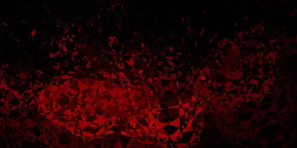 Темно Красный Векторный Шаблон Треугольными Фигурами Великолепная Абстрактная Иллюстрация Треугольными — стоковый вектор