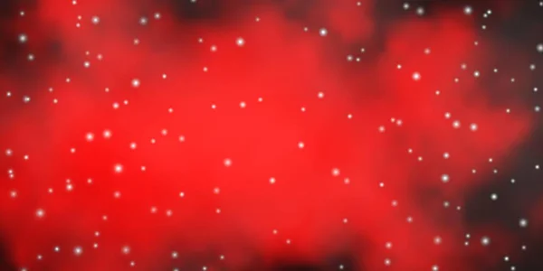 Dark Red Vector Layout Dengan Bintang Terang - Stok Vektor
