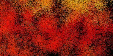 Koyu turuncu çizgili vektör dokusu. Eğri çizgileri olan renkli çizimler. Posterleriniz ve afişleriniz için en iyi tasarım.