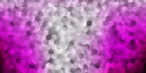 Textura Vetorial Rosa Clara Com Hexágonos Coloridos Design Inteligente Estilo — Vetor de Stock