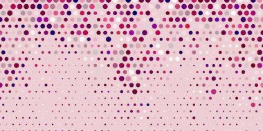 Dairesel açık pembe vektör şablonu. Basit gradyan arkaplandaki soyut renkli diskler. Broşürler, broşürler için desen.