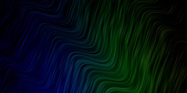 Lichtblauw Groen Vector Patroon Met Lijnen — Stockvector