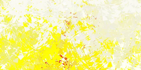 Темно Жовтий Векторний Візерунок Багатокутними Формами Простий Дизайн Абстрактному Стилі — стоковий вектор