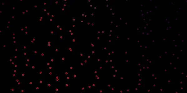 Rosa Oscuro Fondo Vector Rojo Con Estrellas Colores — Archivo Imágenes Vectoriales