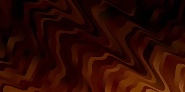 Donker Oranje Vectorlay Out Met Bochten Kleurrijk Geometrisch Monster Met — Stockvector