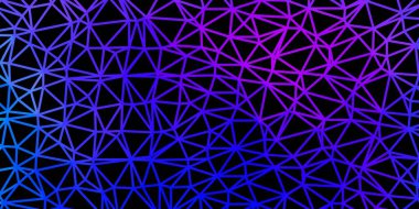 Açık mavi, kırmızı vektör geometrik çokgen duvar kağıdı. Gradyan üçgenli zarif soyut illüstrasyon. Web uygulamalarınız için duvar kağıdı.