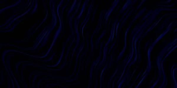 Σκούρο Μπλε Διάνυσμα Φόντο Λυγισμένες Γραμμές — Διανυσματικό Αρχείο