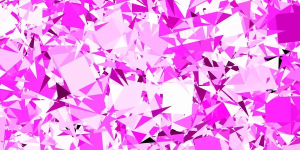 Diseño Vectorial Rosa Oscuro Con Formas Triangulares Ilustración Material Web — Vector de stock