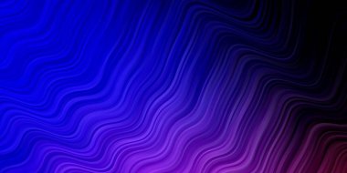 Koyu pembe, satırları olan mavi vektör arkaplan.