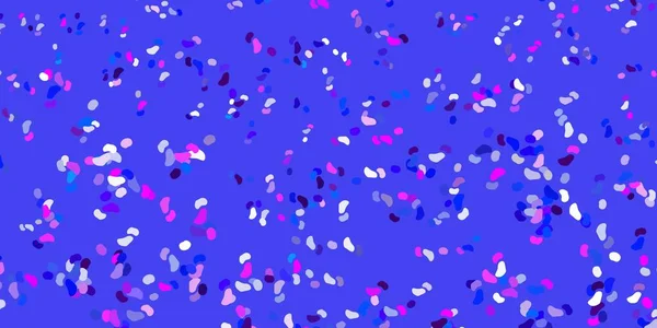 Světle Růžová Modrá Vektorová Šablona Abstraktními Tvary Moderní Abstraktní Ilustrace — Stockový vektor