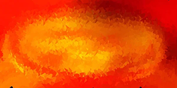 Тёмно Жёлтый Вектор Абстрактной Текстуры Треугольника Иллюстрация Стиле Битого Стекла — стоковый вектор