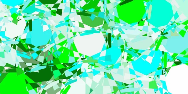 Світло Блакитний Зелений Векторний Фон Полігональними Формами Веб Матеріал Ілюстрація — стоковий вектор
