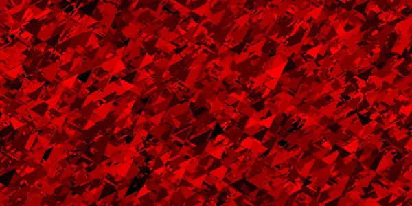Světle Červené Vektorové Pozadí Trojúhelníky Čáry Ilustrace Abstraktními Barevnými Trojúhelníky — Stockový vektor