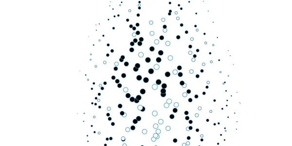 Dark Blue Vector Backdrop Dots Abstract Illustration Colorful Spots Nature — Stock Vector