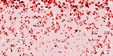 Açık kırmızı, sarı vektör arkaplan ve kaotik şekiller. Soyut tarzda, gradyan formlarda basit tasarım. Web siteniz için basit illüstrasyon.