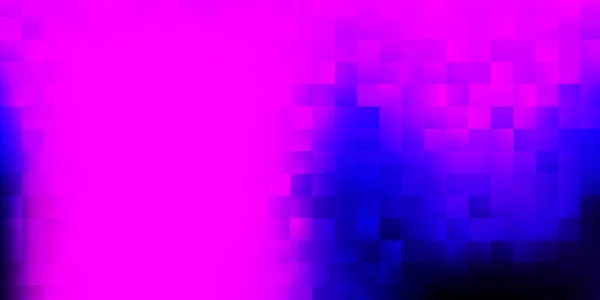 Темно Фіолетова Векторна Обкладинка Квадратному Стилі Сучасна Абстрактна Ілюстрація Градієнтом — стоковий вектор