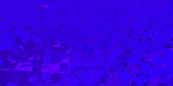 Texture Violet Foncé Vecteur Rose Avec Des Triangles Aléatoires Illustration — Image vectorielle