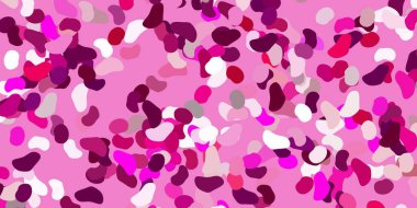 Rastgele şekilli açık pembe vektör arkaplanı. Basit gradyan şekilli renkli bir çizim. Cep telefonları için arka plan.