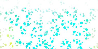 Rastgele şekilli açık yeşil vektör arkaplanı. Basit bir şekilde gradyan olan renkli soyut biçimler. Web siteniz için basit illüstrasyon.