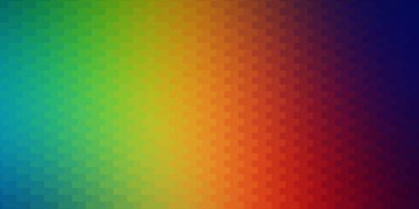 Dikdörtgenli koyu renkli vektör şablonu. Gradyan dikdörtgenleri ve kareleri olan renkli çizimler. Reklamlar ve reklamlar için desen.