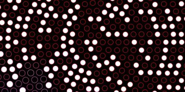 Çemberli koyu pembe, sarı vektör arkaplan.