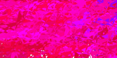 Çokgen şekilli açık mavi vektör deseni. Modern tarzda üçgen şekilli akıllı soyut çizimler. Duvar kağıtları için desen.