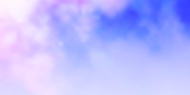 Açık Pembe, bulutlu Mavi vektör deseni.