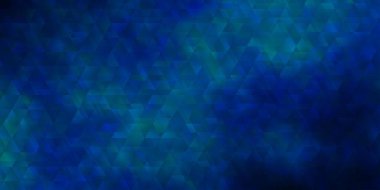 Çizgileri ve üçgenleri olan koyu mavi vektör dokusu. Basit formda soyut biçimdeki üçgenler. Posterler ve afişler için en iyi tasarım.