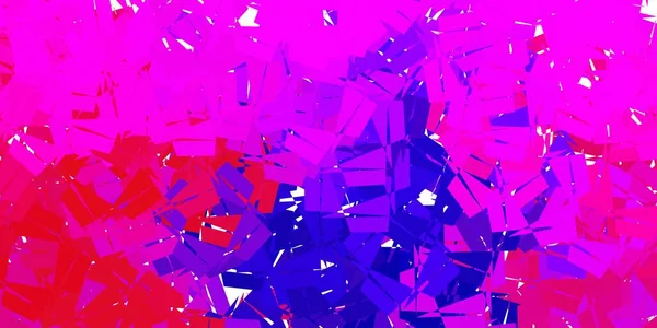 Dunkelblaues Rotes Vektorpolygonalmuster Elegante Abstrakte Illustration Mit Gradientendreiecken Wallpaper Für — Stockvektor