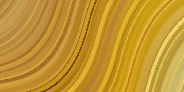 Світло Оранжевий Векторний Фон Лініями Нові Барвисті Ілюстрації Вигнутими Лініями — стоковий вектор