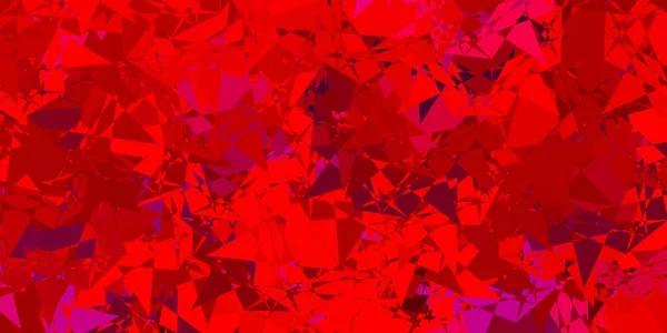 Светло Фиолетовый Розовый Векторный Узор Полигональными Вставками Иллюстрация Абстрактными Красочными — стоковый вектор