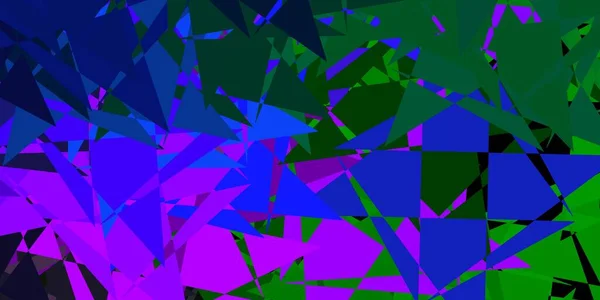 Темно Розовый Синий Векторный Фон Полигональными Формами Простой Дизайн Абстрактном — стоковый вектор