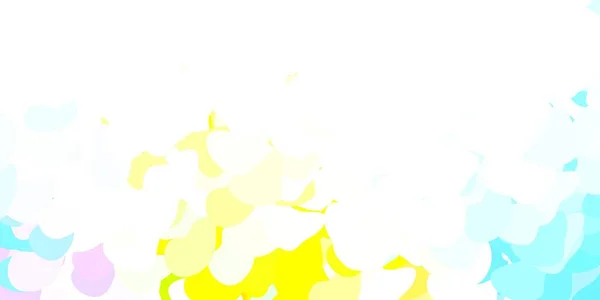 Φωτεινό Πολύχρωμο Διανυσματικό Υπόβαθρο Χαοτικά Σχήματα Πολύχρωμη Απεικόνιση Απλά Σχήματα — Διανυσματικό Αρχείο