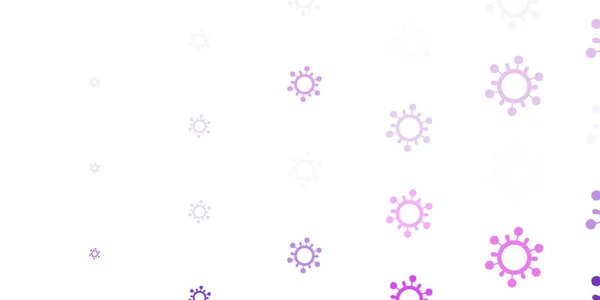 Светло Фиолетовый Векторный Отскок Вирусными Сифилисами Красочная Абстрактная Иллюстрация Градиентными — стоковый вектор