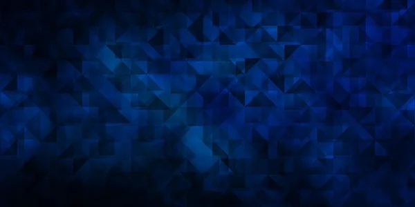 Fond Vectoriel Bleu Foncé Avec Triangles Illustration Abstraite Gradient Avec — Image vectorielle