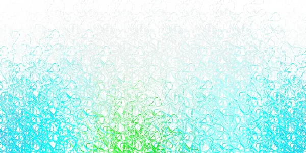 Azul Claro Textura Vectorial Verde Con Líneas Irónicas Ilustración Colorida — Archivo Imágenes Vectoriales