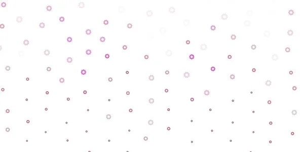 Fond Vectoriel Rose Clair Avec Bulles Disques Colorés Abstraits Sur — Image vectorielle
