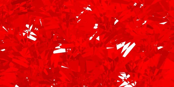 Világos Vörös Vektor Textúra Véletlenszerű Háromszögekkel Csodálatos Absztrakt Illusztráció Háromszög — Stock Vector