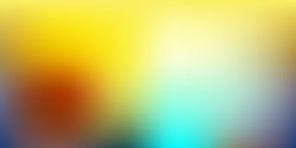 Светло Голубой Желтый Векторный Размытый Фон Размытая Абстрактная Градиентная Иллюстрация — стоковый вектор