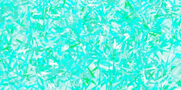 Textura Vetorial Verde Claro Com Triângulos Aleatórios Excelente Ilustração Abstrata — Vetor de Stock