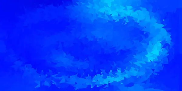 Hellblaues Geometrisches Polygonales Vektorlayout Abstrakte Illustration Mit Eleganten Verlaufsdreiecken Ihr — Stockvektor