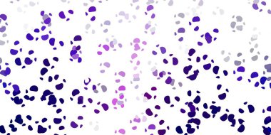 Kaotik şekilli açık mor vektör arkaplanı. Basit bir şekilde gradyan olan renkli soyut biçimler. Cep telefonları için arka plan.